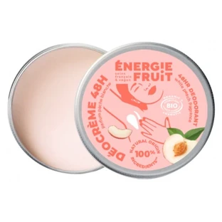 Energie Fruit Déocrème 48H Biologische geur van witte perzik 45 g