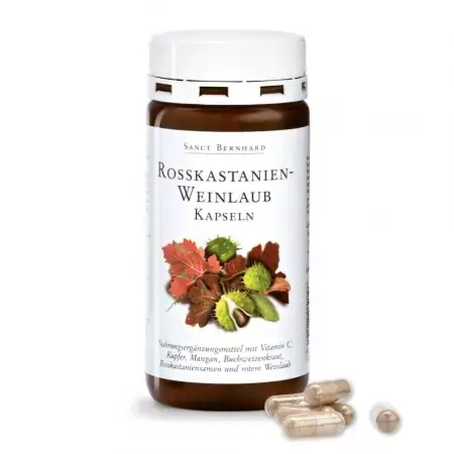 Rosskastanien Weinlaub, 120 capsules, Sanct Bernhard