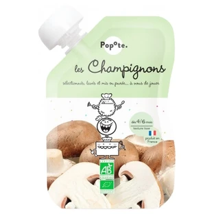Popote Gourde Les Champignons Purée Dès 4/6 Mois Bio 120 g