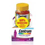 Centrum Vrouwen, 30 Tabletten + Centrum Junior VitaGummy, 30 Jellies (1+1-60% Korting op het tweede product), GSK