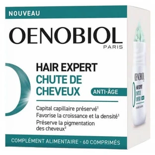 Oenobiol Hair Expert Anti-Aging-behandeling tegen haaruitval, 60 tabletten