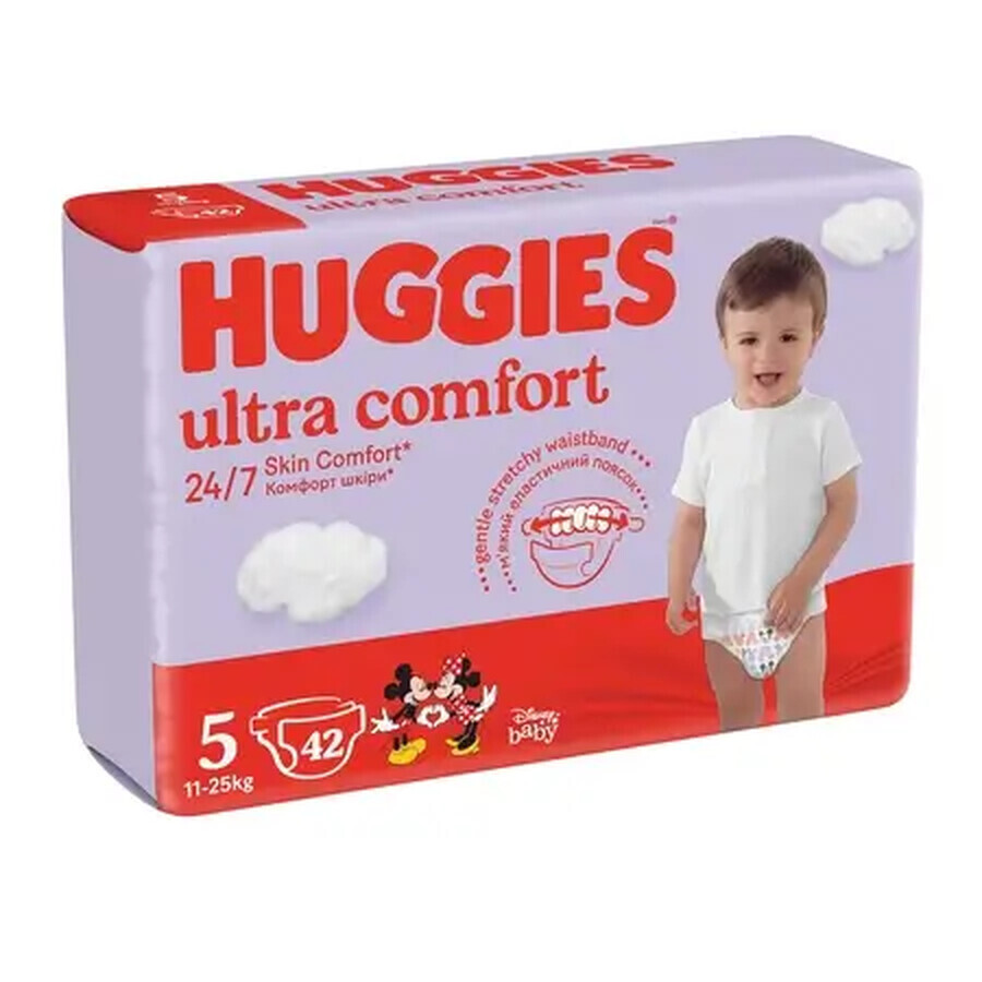 Ultra Comfort Luier, Nr. 5, 11-25 kg, 42 stuks, Huggies