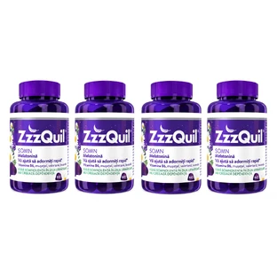 Melatonine, 4x60 gummies, ZzzQuil Natura 