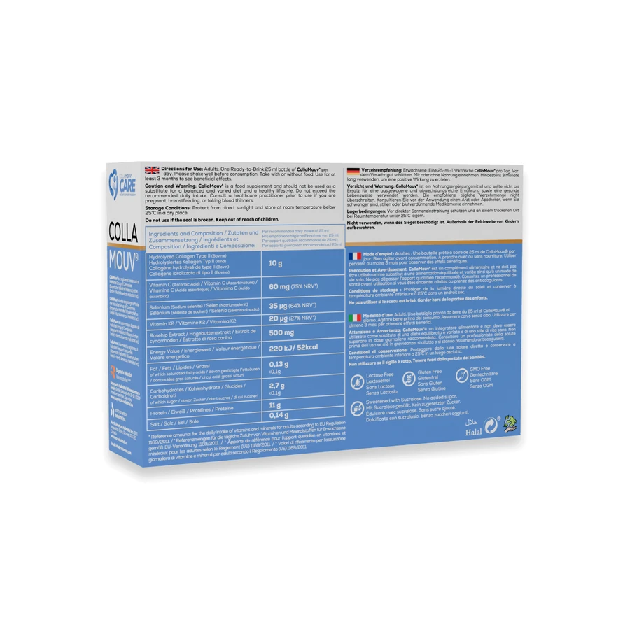 CollaMouv Original Kollagen-Drinkshot 30x25 ml, BHW Bayerische Heilmittel