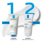 La Roche-Posay Lipikar Baume Light AP+M baume triple action contre les plaques de peau sèche, 200 ml