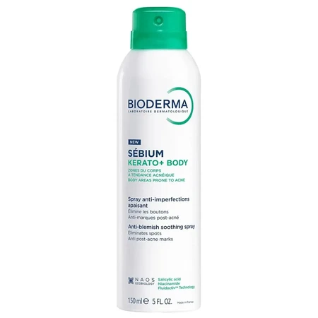 Sebium Kerato+ Body Spray, 2 x 150 ml, Bioderma 