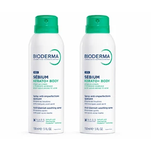 Sebium Kerato+ Body Spray, 2x150 ml, Bioderma 
