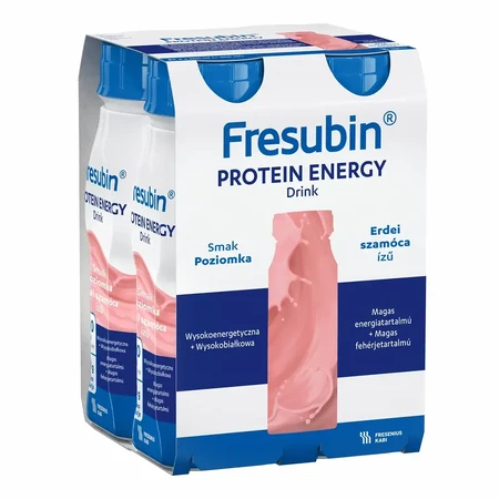 Fresubin Protein Energy cu aromă de fragi, 24x200 ml, Fresenius Kabi