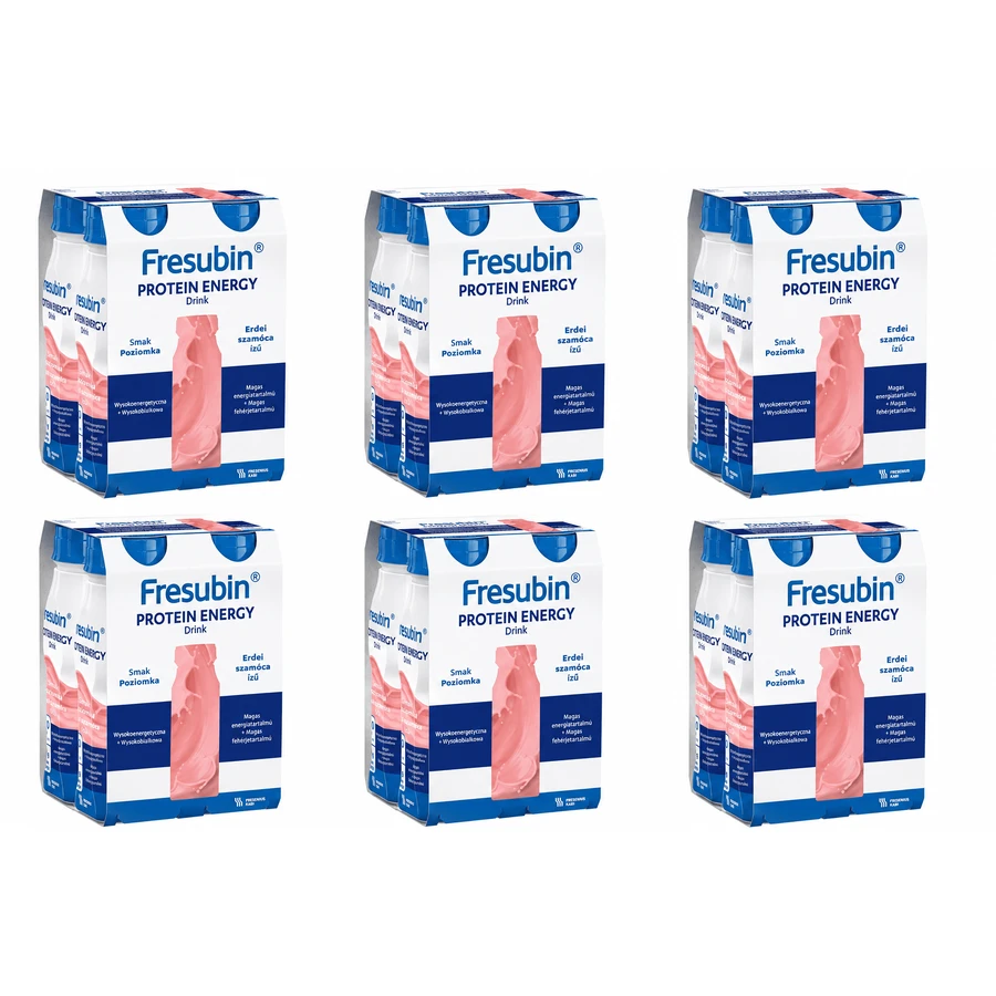 Fresubin Protein Energy cu aromă de fragi, 24x200 ml, Fresenius Kabi