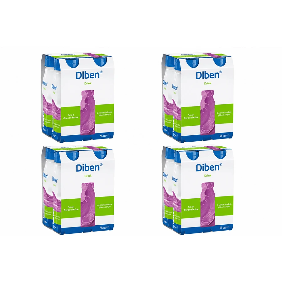 Diben Drink with wild berry flavor, 16x200 ml, Fresenius Kabi