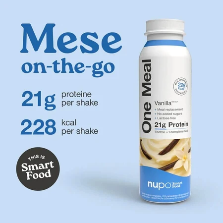Koktajl o smaku waniliowym „One Meal”, 330 ml, Nupo: ceny i cechy
