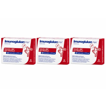 Imunoglucan P4H, 3 x 40 capsules, Pleuran