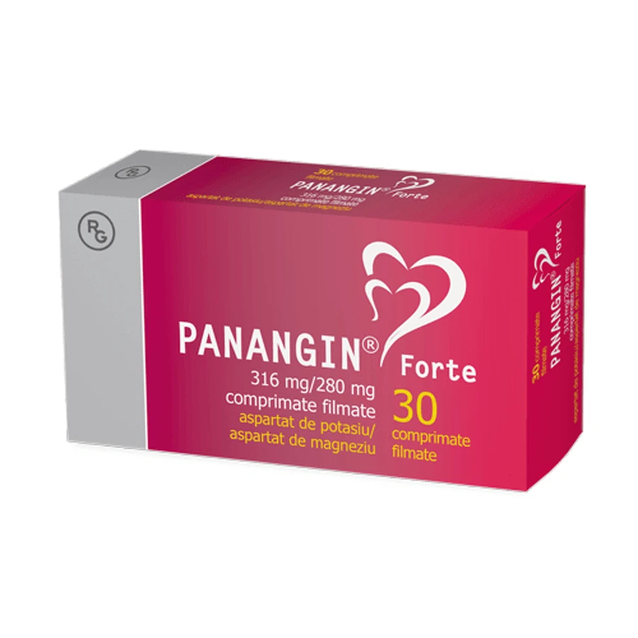 Panangin Forte, 316 mg/280 mg, 30 film-coated tablets, Gedeon Richter