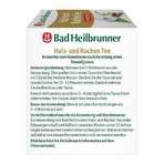 Bad Heilbrunner – herbata na gardło, torebki filtrujące, 8 torebek po 1,75 g: ceny i cechy