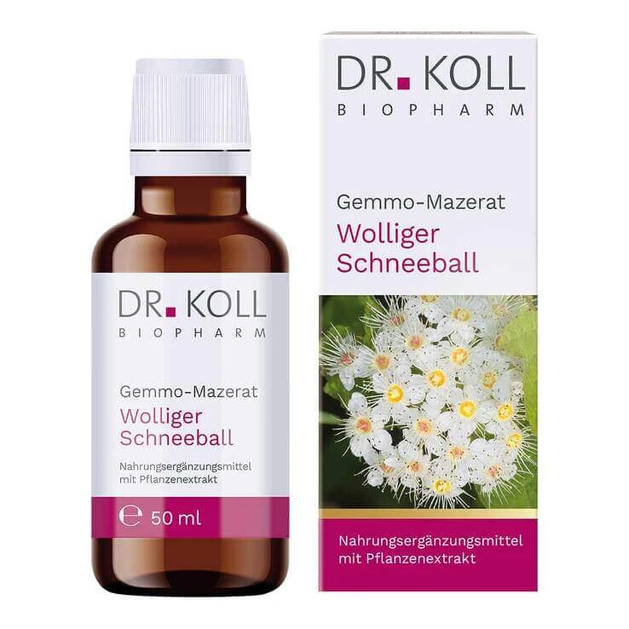 Macerat gemmofit din viburnum lanțos Dr. Koll, picături de Viburnum lantana, 50 ml picături