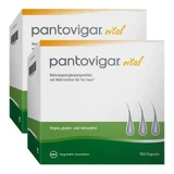 Pantovigar vital Kapseln mit Nährstoffen für Haare, 2x180 St Kapseln