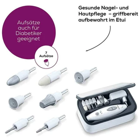 Zestaw do manicure i pedicure Beurer MP41, 1 szt., w stanie, w jakim jest: ceny i cechy