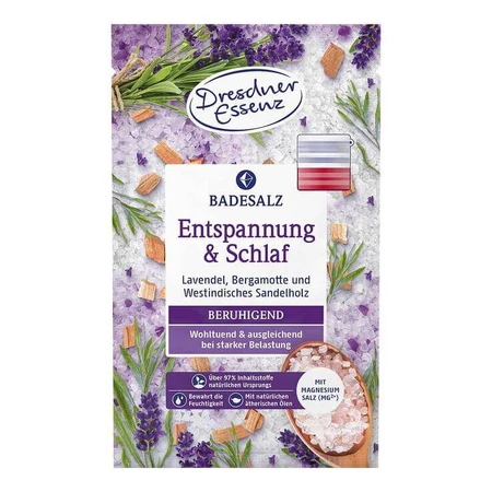 DE Badesalz Entspannung & Schlaf, 600 g Bad