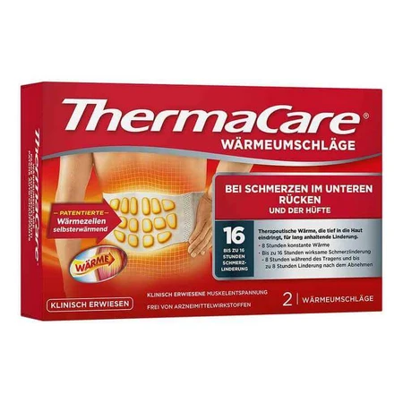 Patchs Thermacare pour le dos, tailles S à XL, pour soulager la douleur, 2 paquets de 6