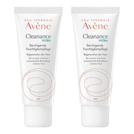 Avene Cleanance Hydra beruhigende Feuchtigkeitspflege, 2x40 ml Creme