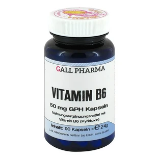 Vitamin B6 50 mg GPH Capsules, 120 capsules