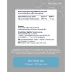 Moleqlar Glucosamine D-Glucosamine Sulfate Capsules, 90 capsules