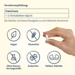 Hevert Osteo Pro – tabletki powlekane z witaminą D3, 120 tabletek powlekanych: ceny i cechy