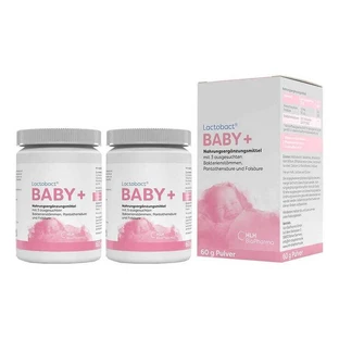 Lactobact Babypoeder, 2 x 60 g poeder