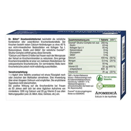Dr. Böhm Bone Density Formula Tablets, 30 tablets