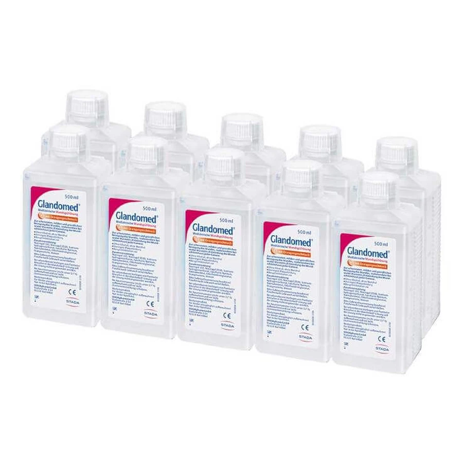 Glandomed® Rinsing Solution, 10 x 500 ml Rinsing Solution