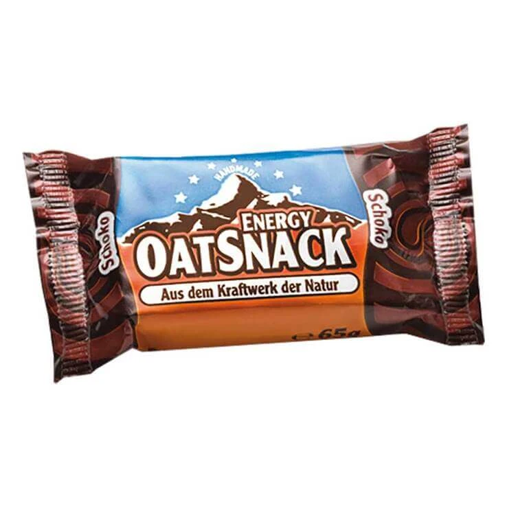 Oatsnack Energy Chocolade, 65 g, ongezouten