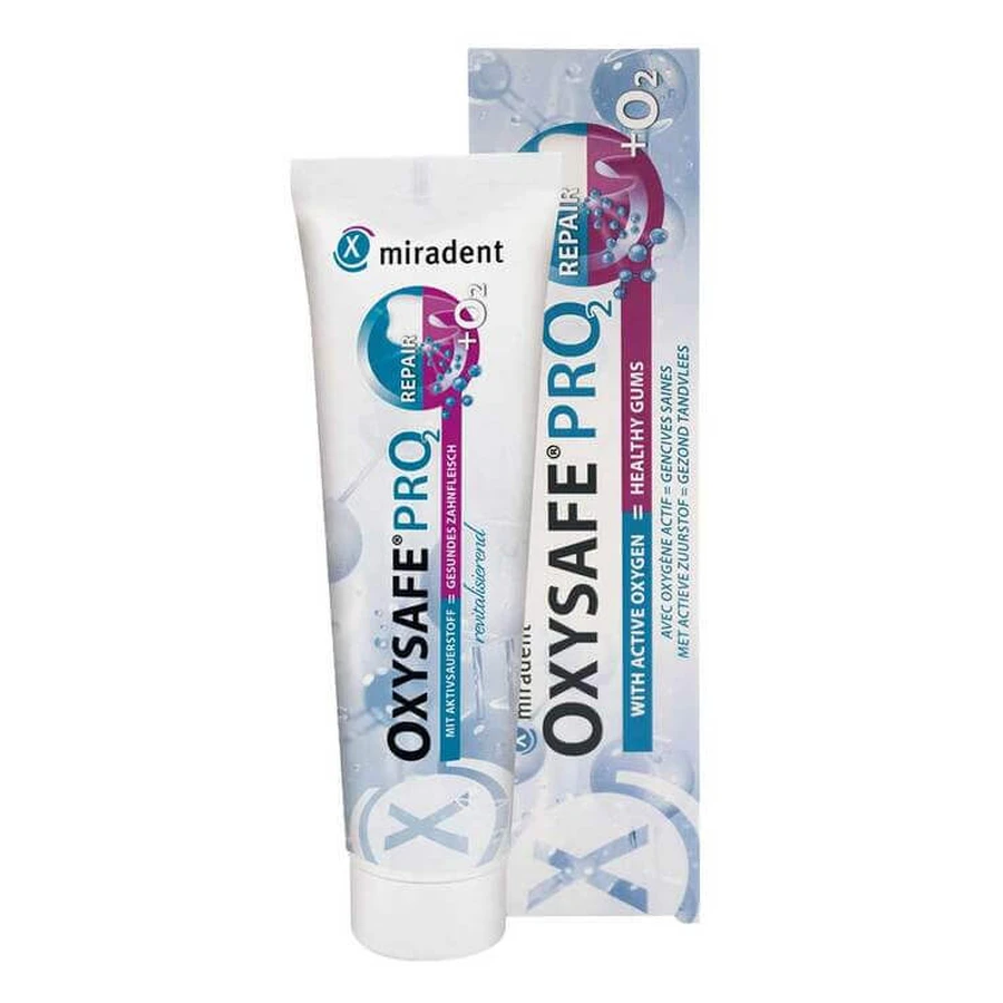 Pasta de dientes reparadora Miradent Oxysafe Pro2, 75 ml