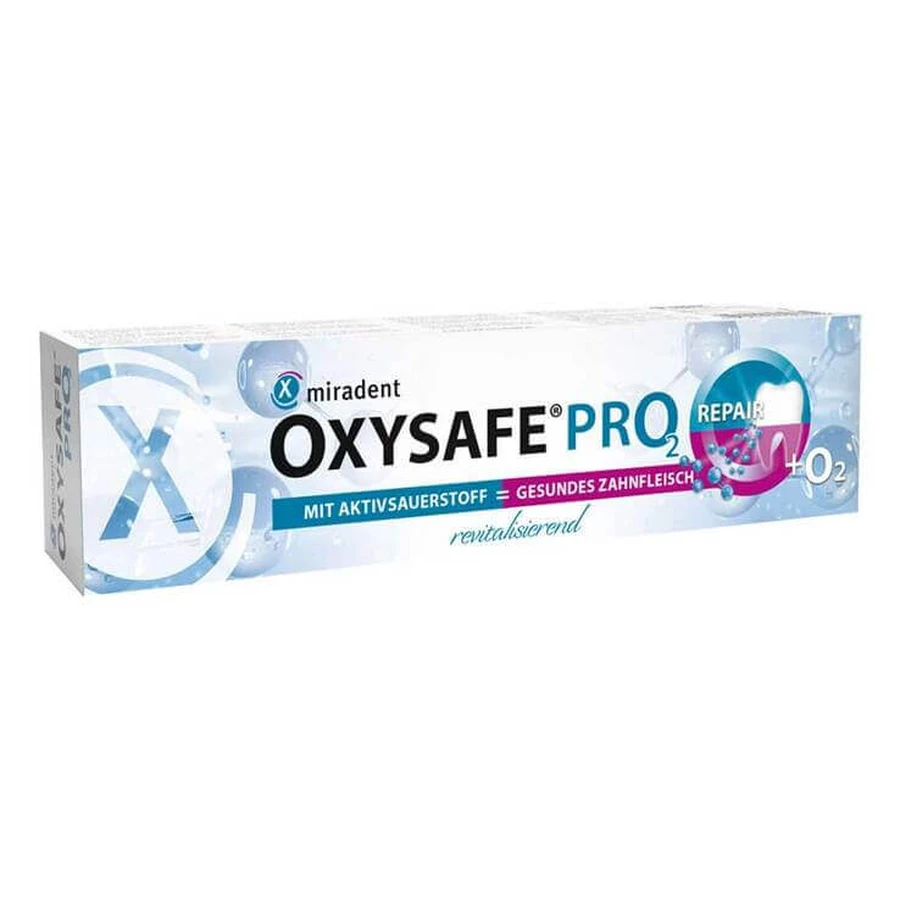 Pasta de dientes reparadora Miradent Oxysafe Pro2, 75 ml