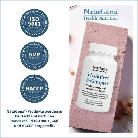 Gélules de complexe B bioactif + NADH, 90 gélules