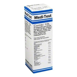 Medi Test Combi 10 L, bandelettes de test, 100 bandelettes