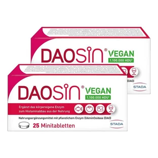 Daosin Vegan Tablets, 2 x 25 tablets