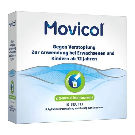 MOVICOL® Beutel Pulver – schnelle Hilfe bei Verstopfung, 10 St Pulver zur Herstellung einer Lösung zum Einnehmen