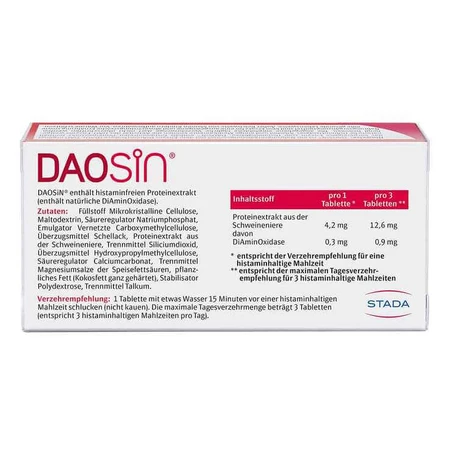 Comprimidos Daosin, 2 x 120 comprimidos