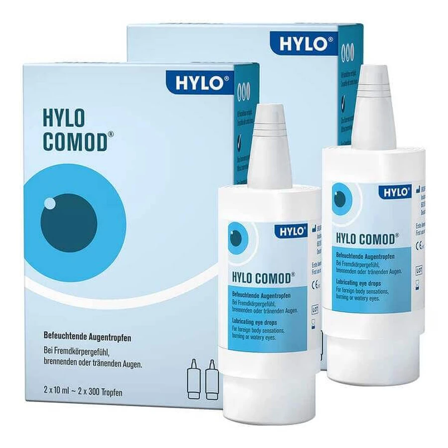 HYLO COMOD Eye Drops, 10 ml eye drops