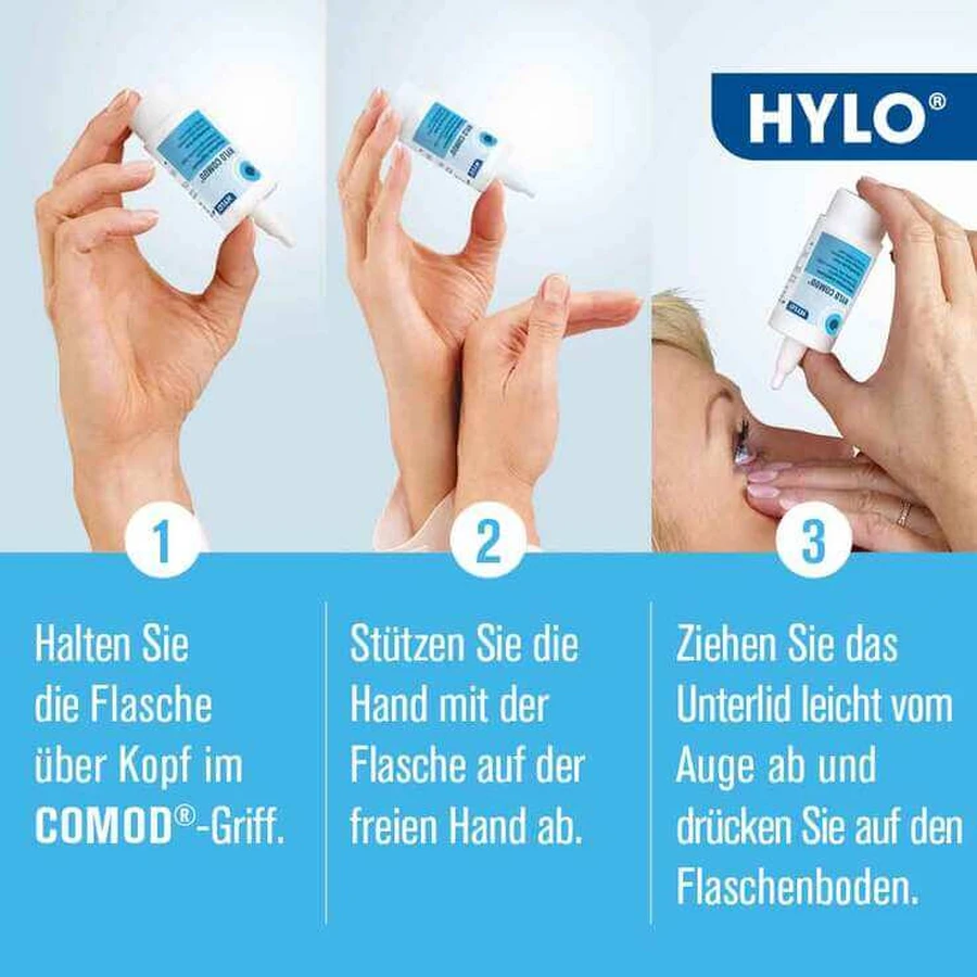 HYLO COMOD Eye Drops, 10 ml eye drops