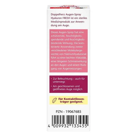 Doppelherz Augen-Spray Hyaluron Fresh, 10 ml Tropfen