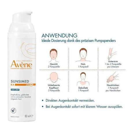 Avene Sunsimed KA-emulsie, 2 x 80 ml emulsie