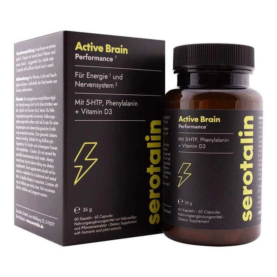 Cápsulas Serotalin Active Brain, 60 cápsulas