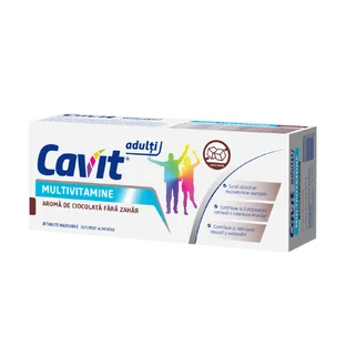 Cavit Adult Schokoladengeschmack Zuckerfrei, 20 Tabletten, Biofarm