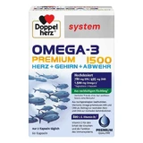 Doppelherz Omega-3 Premium 1500 System-capsules, 3 x 120 capsules