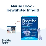 Breathe Better Breathe Right neusstrips, standaard, transparant, 30 strips