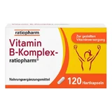 Cápsulas de complejo vitamínico B de ratiopharm, 2 x 120 cápsulas