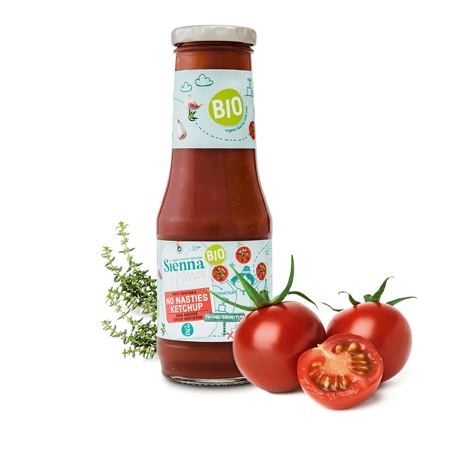 Biologische ketchup voor kinderen, 3 jaar +, 300 g, Sienna &amp; friends