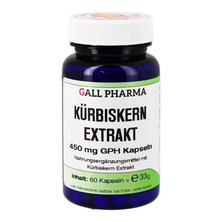 Extract de semințe de dovleac 450 mg, capsule GPH, 60 de capsule