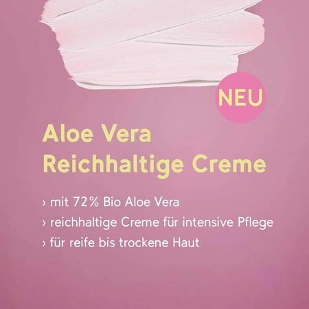 Crème riche à l'aloe vera Aloecare, 50 ml